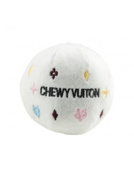 Haute diggity dog - White chewy vuiton ball