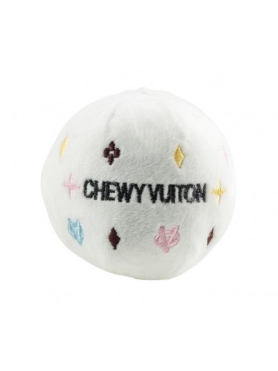 Haute diggity dog - White chewy vuiton ball