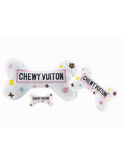 Haute diggity dog - White chewy vuiton bone