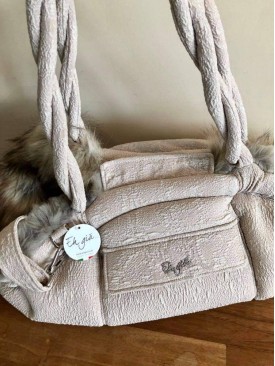 Eh Gia ecofur bag beige